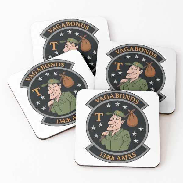 Item preview, USAF 134th AMXS "Vagabonds" Aircraft Maintenance Squadron Patch    designed and sold by CharlieDesings.