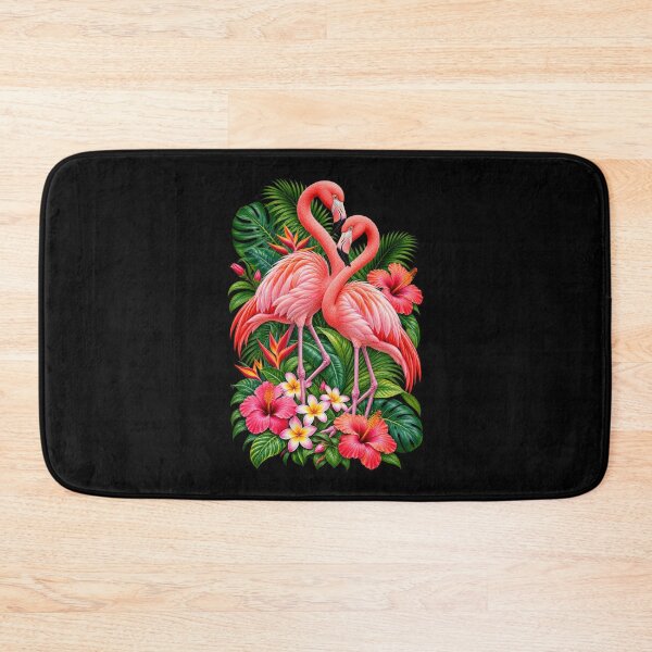 Item preview, Tropical Flamingo Pair designed and sold by RockitBaby.