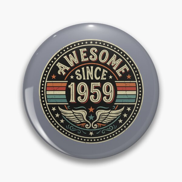 Item preview, Awesome Since 1959 Birthday Celebration 65th Birthday Born 1959 designed and sold by SofiBlair.