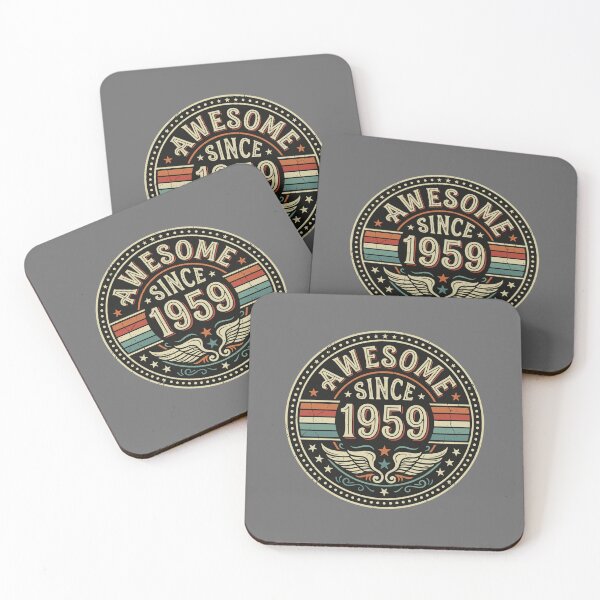 Item preview, Awesome Since 1959 Birthday Celebration 65th Birthday Born 1959 designed and sold by SofiBlair.