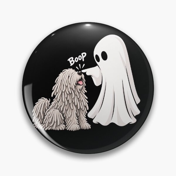 Item preview, Funny Ghost Komondor Dog Boop Halloween Design Mom Dad designed and sold by rafaeltto.