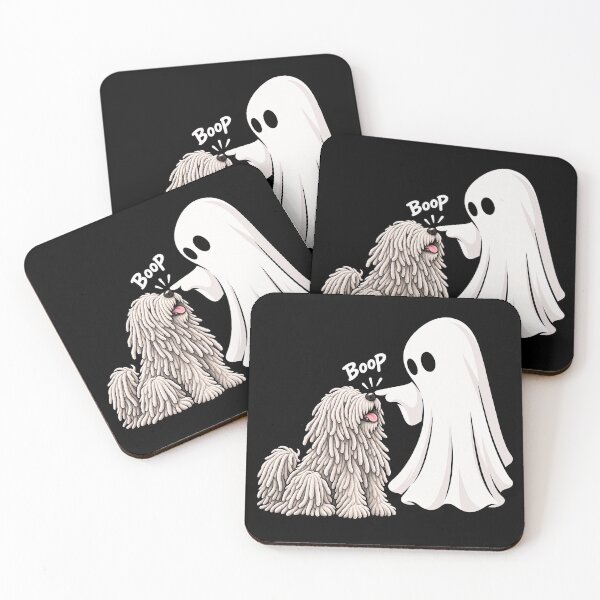 Item preview, Funny Ghost Komondor Dog Boop Halloween Design Mom Dad designed and sold by rafaeltto.