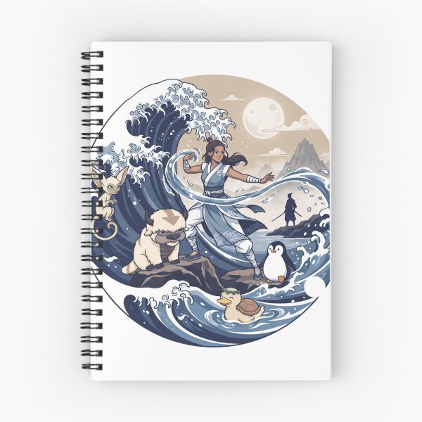 Item preview, Avatar Waterbender Great Wave T-Shirt designed and sold by EZONEEE.
