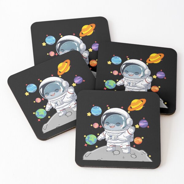Item preview, Space Lover Shark designed and sold by Nature's Chibis.