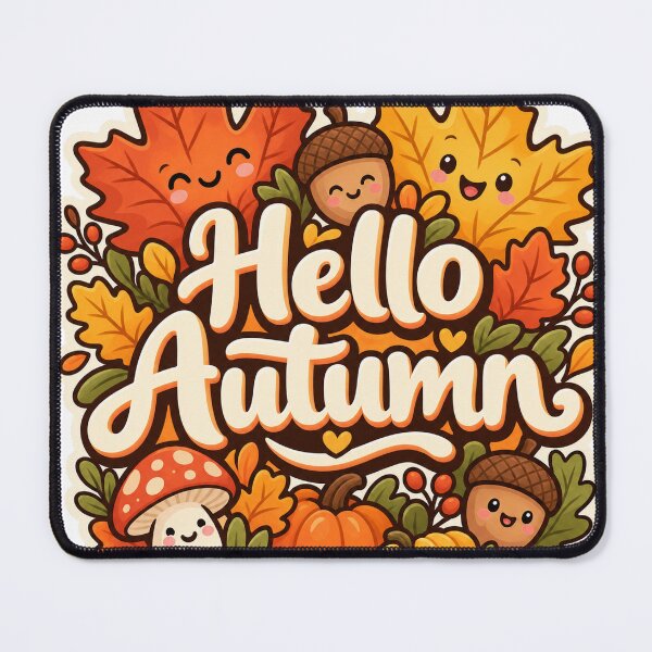 Item preview, Hello Autumn - Cute Autumn Cartoon Sticker designed and sold by The198X.