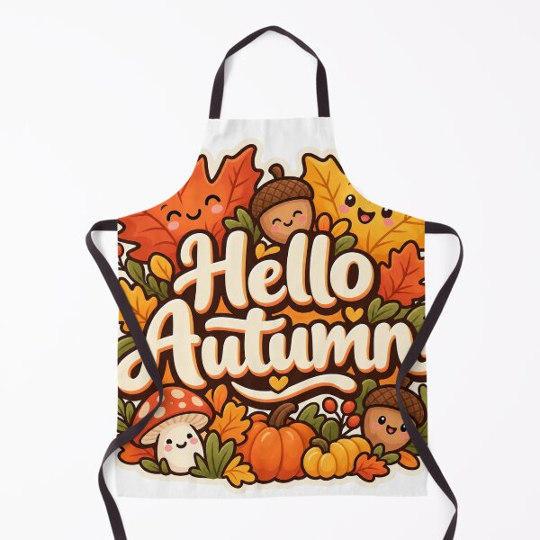 Item preview, Hello Autumn - Cute Autumn Cartoon Sticker designed and sold by The198X.