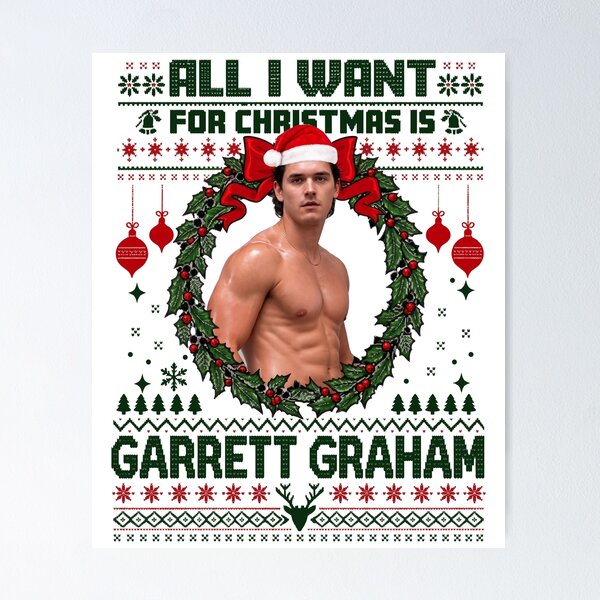 Item preview, All I Want for Christmas Is Garrett Graham designed and sold by OddPopARt.