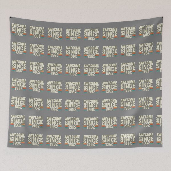 Item preview, Awesome Since 1962 Birthday Birth Year Vintage Idea designed and sold by SofiBlair.