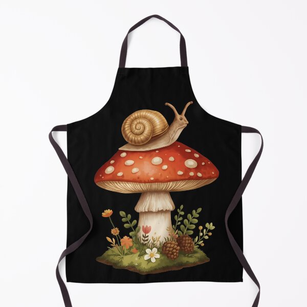 Item preview, Vintage Snail on Amanita Mushroom Dark Cottagecore Botanical Sticker designed and sold by Youram.