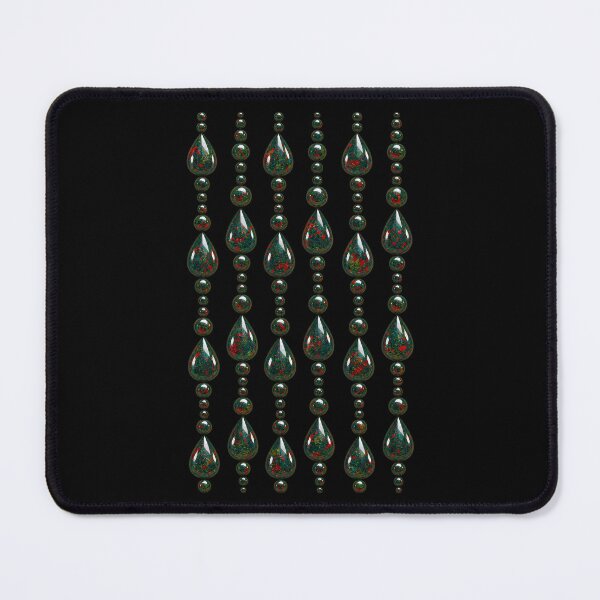 Item preview, BIRTHSTONE COLLECTION ⭐ CASCADE - MARCH • BLOODSTONE • Traditional designed and sold by WheelieGdArt.