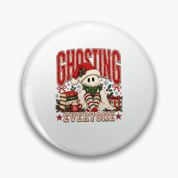 Item preview, Ghosting Everyone Christmas Reading Ghost Holiday designed and sold by Mind-Drift.