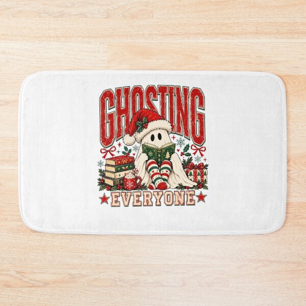 Item preview, Ghosting Everyone Christmas Reading Ghost Holiday designed and sold by Mind-Drift.