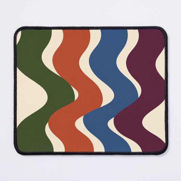 Item preview, Tide Column – Modern Abstract Wave Shower Curtain designed and sold by astersgraphics.