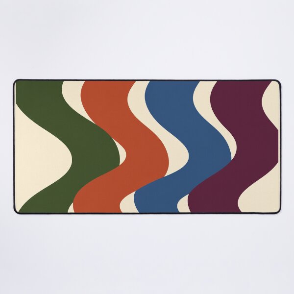 Item preview, Tide Column – Modern Abstract Wave Shower Curtain designed and sold by astersgraphics.