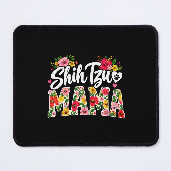 Item preview, Shih Tzu Mama Cute Floral Dog Mom Mother Day Paw Graphic designed and sold by Whirx.