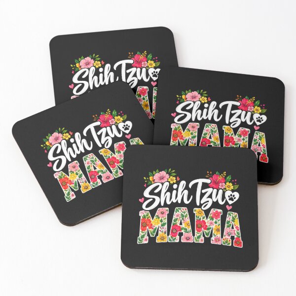 Item preview, Shih Tzu Mama Cute Floral Dog Mom Mother Day Paw Graphic designed and sold by Whirx.