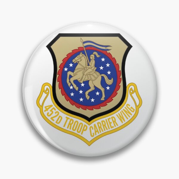 Item preview, USAF 452d Troop Carrier Wing Emblem Patch    designed and sold by CharlieDesings.
