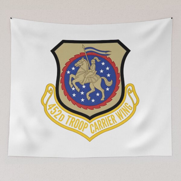 Item preview, USAF 452d Troop Carrier Wing Emblem Patch    designed and sold by CharlieDesings.