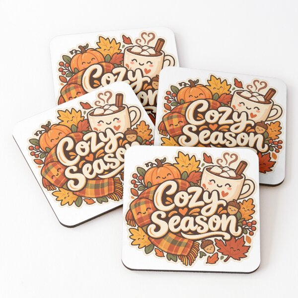Item preview, Cozy Season - Cute Autumn Cartoon Sticker designed and sold by The198X.