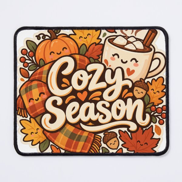 Item preview, Cozy Season - Cute Autumn Cartoon Sticker designed and sold by The198X.