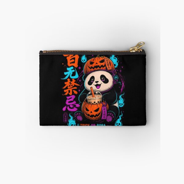 Item preview, 百无禁忌 Trick Or Boba - Creepy Kawaii Halloween Panda Streetwear designed and sold by Eagle Vision Designs.