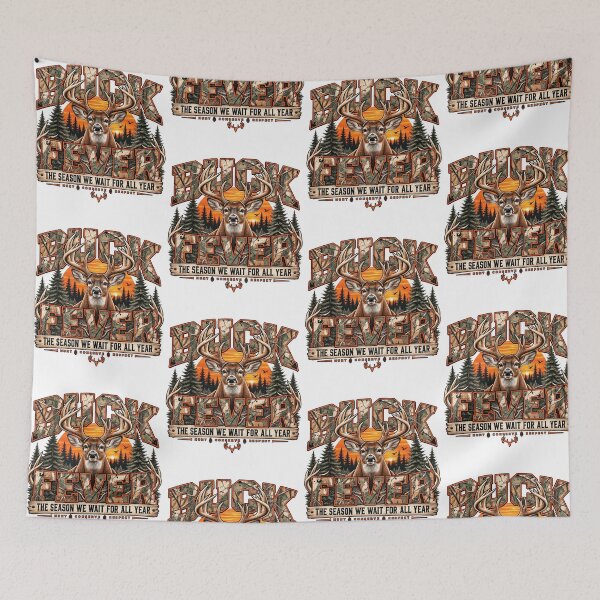 Item preview, Buck Fever Hunting Season Deer Hunter Wilderness Heritage designed and sold by thefirstbroo.