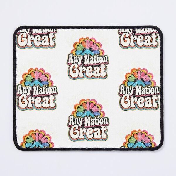 Item preview, Hate Never Made Any Nation Great Retro Groovy Peace Sign Graphic designed and sold by Machomanshop.
