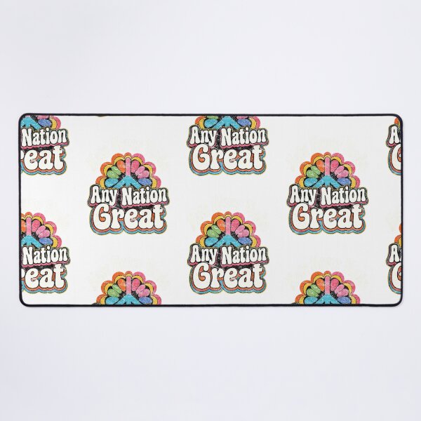 Item preview, Hate Never Made Any Nation Great Retro Groovy Peace Sign Graphic designed and sold by Machomanshop.