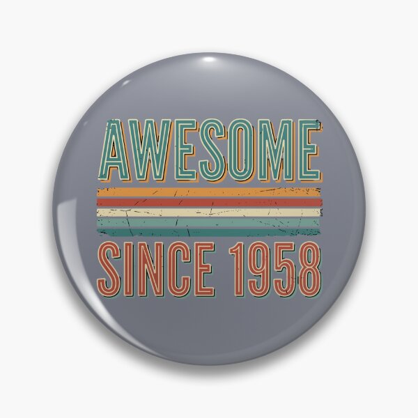 Item preview, Awesome Since 1958 Sixty Sixth Birthday Born 1958 Legend designed and sold by SofiBlair.