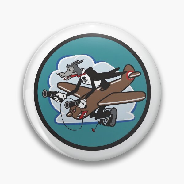 Item preview, USAF 510th Fighter Squadron "Buzzards" Vintage Wolf Patch    designed and sold by CharlieDesings.
