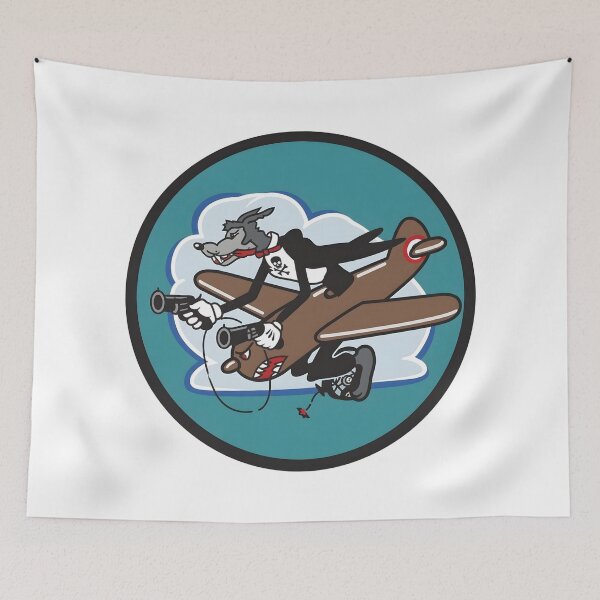 Item preview, USAF 510th Fighter Squadron "Buzzards" Vintage Wolf Patch    designed and sold by CharlieDesings.