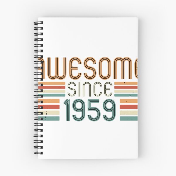 Item preview, Awesome Since 1959 Birthday For People Born In 1959 designed and sold by SofiBlair.