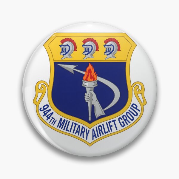 Item preview, USAF 944th Military Airlift Group Emblem Patch    designed and sold by CharlieDesings.