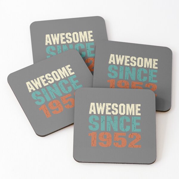 Item preview, Awesome Since 1952 Born 1952 Birthday Vintage designed and sold by SofiBlair.