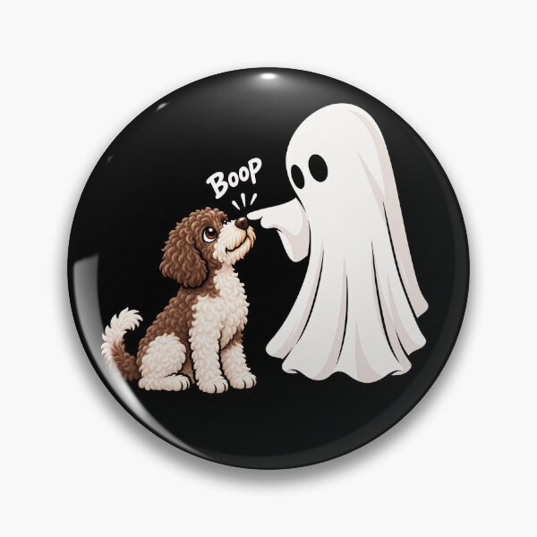 Item preview, Funny Ghost Lagotto Romagnolo Dog Boop Halloween Design Mom Dad designed and sold by rafaeltto.
