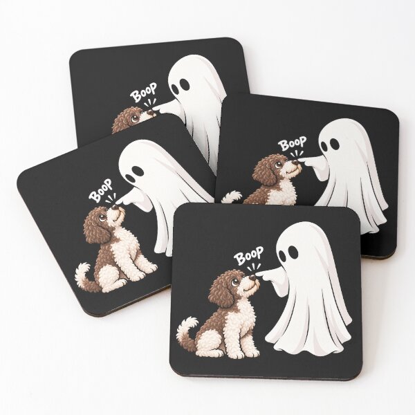 Item preview, Funny Ghost Lagotto Romagnolo Dog Boop Halloween Design Mom Dad designed and sold by rafaeltto.