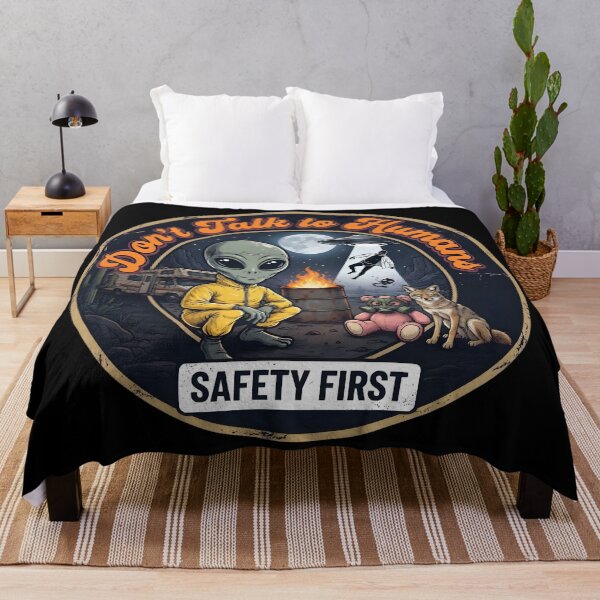 Item preview, Sci Fi Desert Rv Camping Alien Abduction Hazmat Parody Comic designed and sold by AeroCodeDesigns.