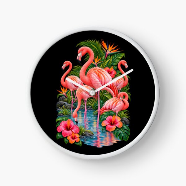 Item preview, Flamingo Lagoon Flock designed and sold by RockitBaby.