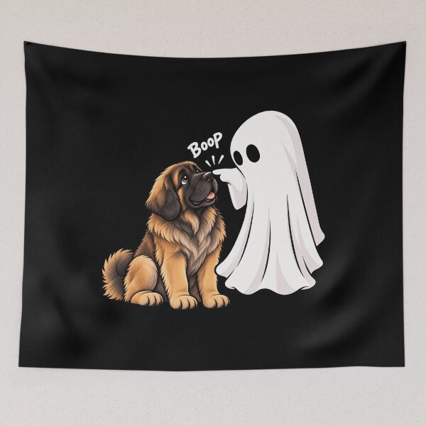 Item preview, Funny Ghost Leonberger Dog Boop Halloween Design Mom Dad designed and sold by rafaeltto.