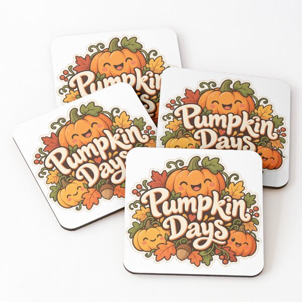 Item preview, Pumpkin Days - Cute Autumn Cartoon Sticker designed and sold by The198X.