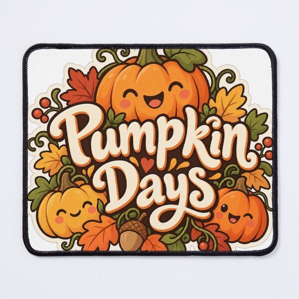 Item preview, Pumpkin Days - Cute Autumn Cartoon Sticker designed and sold by The198X.