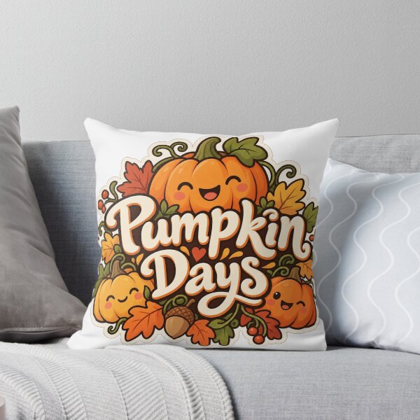 Item preview, Pumpkin Days - Cute Autumn Cartoon Sticker designed and sold by The198X.
