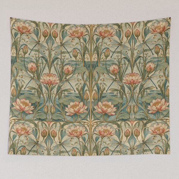 Item preview, Dragonfly & Lilies designed and sold by BaShert.