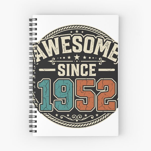 Item preview, Awesome Since 1952 Birthday Born Vintage Seventies designed and sold by SofiBlair.