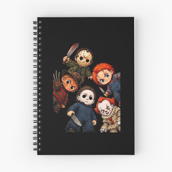 Item preview, Horror Movie Slashers Halloween Chibi Scary Fan Collection designed and sold by OddPopARt.