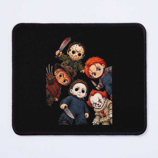 Item preview, Horror Movie Slashers Halloween Chibi Scary Fan Collection designed and sold by OddPopARt.