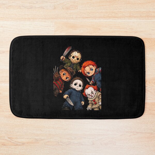 Item preview, Horror Movie Slashers Halloween Chibi Scary Fan Collection designed and sold by OddPopARt.