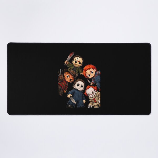 Item preview, Horror Movie Slashers Halloween Chibi Scary Fan Collection designed and sold by OddPopARt.