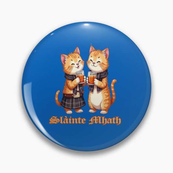 Item preview, Two Scottish Orange-Colored Feline Acquaintances  designed and sold by taiche.