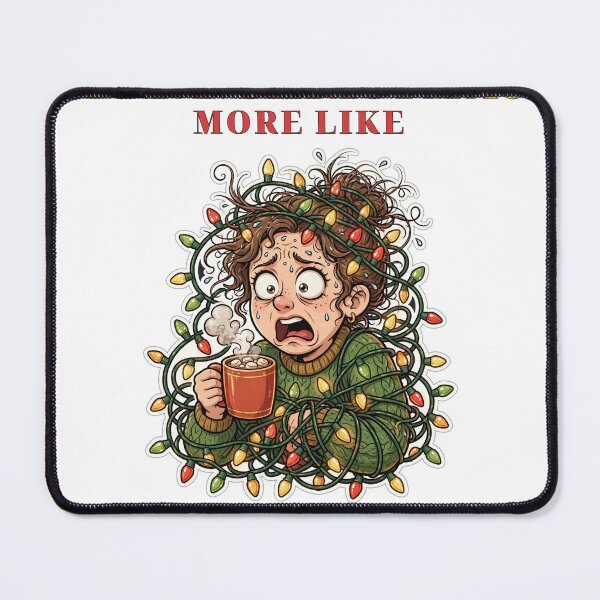 Item preview, Merry Christmas? More Like Merry Crisis — Funny Holiday Stress Tee designed and sold by FitEnvy.